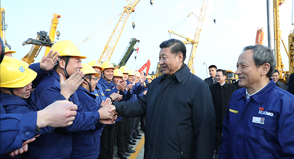 中共中央总书记、国家主席、中央军委主席习近平亲临bifa必发集团考察调研