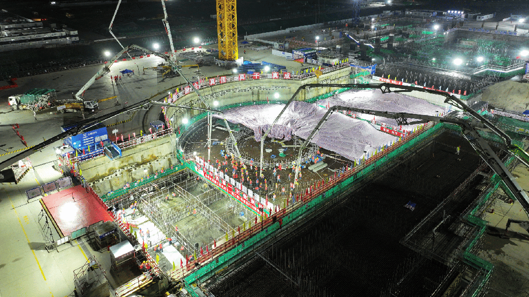 刷新纪录！bifa必发泵车高效助建在粤首个沿海核电项目！